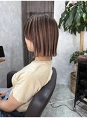 那覇美容室/おもろまち美容室/髪質改善/ストレートボブ/小顔ボブ