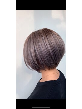 グラス 春吉2号店(glass) ショート/グレージュ/ショートカット/グレイ/ハイトーン