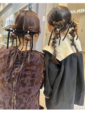 （mutsumi.）親子でヘアセット*ツイン