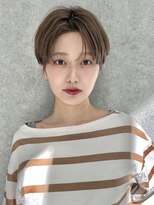 ロンド 銀座(Lond)&nbsp;☆【春日】オリーブグレー/ショート/顔周りレイヤー/髪質改善12