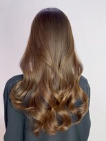 アイティーバイアルバム 藤沢店(IT by ALBUM)&nbsp;韓国ヘアロング顔周りレイヤーココアベージュ_ba571401