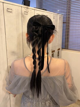 ラグ(LAG) 【松山/LAG】カチモリタイトシニヨン