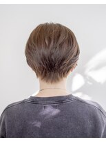 ルプラ ガーデン(le-pla garden)&nbsp;ショート#ショートボブ#センター分け#簡単スタイリング#豊橋