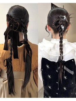 ニコフクオカヘアーメイク(NIKO Fukuoka Hair Make)の写真/【大名/天神】より華やかに。イベント・ライブ・プロのヘアセットで特別な日を彩ります◎