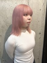 ラニヘアサロン(lani hair salon)&nbsp;ペールピンクカラー/暖色カラー/ハイトーン/ケアブリーチ