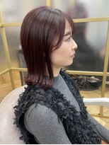 トッカ 三ノ宮店(tocca)&nbsp;王道外ハネボブ×艶々ボルドー