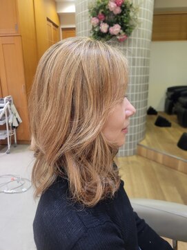ユウヘアー 三軒茶屋店(U Hair) 地毛ハイライト