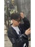 メンズ限定骨格矯正カット＋シャンプー2500円