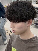 メンズサロン ノード 栄(men’s salon NODE)&nbsp;波巻きスパイラル栄レイヤーマッシュスタイル