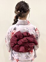 アップスニニー(up's niny)&nbsp;『浴衣の雰囲気に合わせて帯アレンジ＋ヘアセット♪』