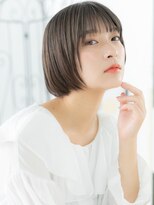 エイトサロン 八潮(8salon) 八潮/髪質改善/ダークグレー×大人前下がりぶつ切りボブn