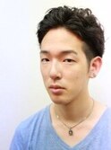 クセ毛風パーマスタイル
