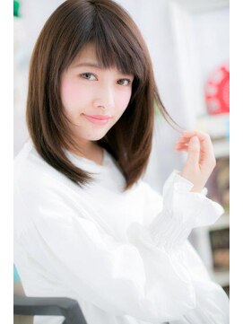 ミック ヘアアンドビューティー 大山店(miq  Hair&Beauty) フリンジバング♪好感ミディ