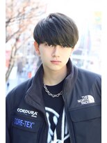 ネイビー(NAVY)&nbsp;ネープレスフェザーマッシュ好感度◯韓国マッシュ