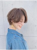 大人かわいいハンサムショート