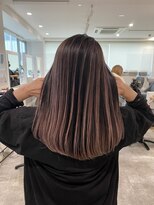 カラ ヘアーサロン(Kala Hair Salon)&nbsp;ピンクベージュ、筋感バレイヤージュ