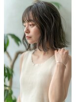 オースティン 流山おおたかの森(AUSTIN)&nbsp;大人かわいい前髪セシルカットココアブラウンフリンジウェーブ