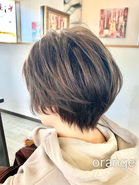 オレンジ(orange) 【orange大分賀来】ハンサムショート・アッシュカラー