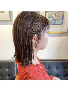 アルマヘアー(Alma hair by murasaki) ◎細めハイライトたっぷりのベージュカラー◎