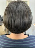 襟足スッキリショートボブ