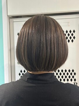 マティーナ ヘアー 池袋(Matina hair) 【ミニボブ×ハイライト】20代30代40代