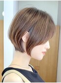 大人ショートボブ