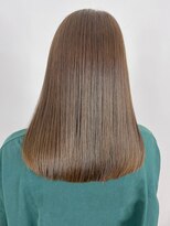 アイティーバイアルバム 藤沢店(IT by ALBUM)&nbsp;オリーブベージュ_斜めバンググレージュカラー_ba464541