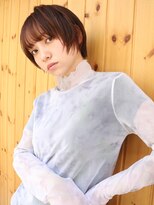 ブゾン(buZon)&nbsp;【buZon ブゾン】コンパクトショート×艶感ブラウン