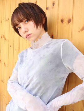 ブゾン(buZon) 【buZon ブゾン】コンパクトショート×艶感ブラウン