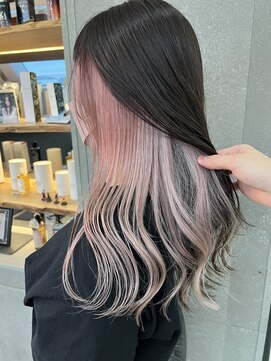 ロンドワン 三宮元町(Lond one) インナーカラー/イヤリングカラー/ホワイトカラー/ピンクカラー