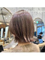 ガーデン オオタカノモリ(garden otakanomori)&nbsp;20代30代40代／モーブベージュカラー／ひし形Bob