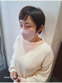 オン眉ひし形ショート