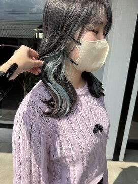 ナンバー 竪町(number+) 20代30代大人かわいいイヤリングカラーアクアブルー