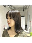 透明感抜群グレージュ