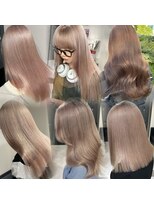 ベレーザ 渋谷(BELEZA)&nbsp;9048ミルクティーアッシュベージュハイトーンカラーワンホンヘア