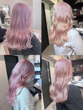 ペレ 栄店(PELE) 前髪/アンブレラカラー/こなれミディ/イメチェン/ウェーブパーマ