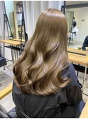 ミルクティーベージュダブルカラーケアブリーチインナーカラー