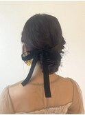 シニヨン/まとめ髪/お呼ばれヘア/ヘアセット