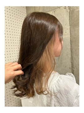 ヘア ルーナ バイ アプリーレ(hair lune by Aprire) 20代30代40代ナチュラルインナーカラー大人レイヤーカット