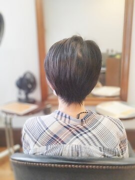 プリバート 前髪なしショートボブ
