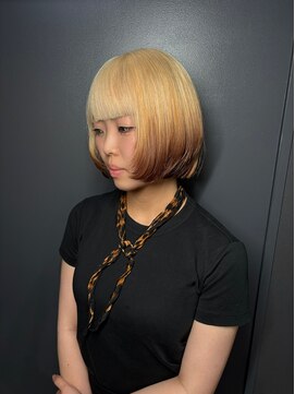 ゲームバイアランスミシー 心斎橋(GAME by Alan Smithee) デザイン／ダブルカラー／ケアブリーチ／エフェクトブリーチ