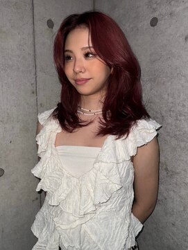 アンドピース and peace レイヤーレッドカラー