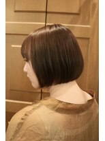 グラニュー(granew)&nbsp;黒髪でも可愛いココアベージュボブ