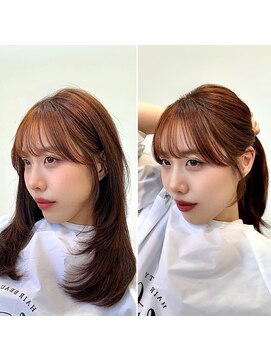 リンク(link) 顔まわりレイヤー×顔まわりカット