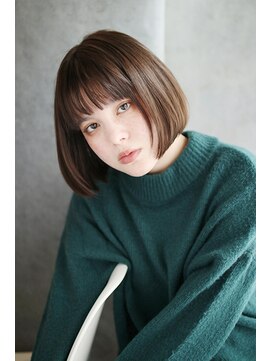 【月1メンテ】白髪染めリタッチでも透明感カラー