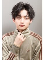 リップス 仙台ロフト(LIPPS)&nbsp;センターパート  波巻きパーマ　シャドウパーマ