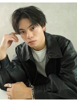 デバイス バイ フレイムス 越谷(DEVICE by Frames)&nbsp;センターパート　無造作スタイリング