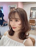ハッシュカット2/14ナチュラルブラウン