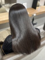 シャルムバイケンジ(Charm.by KENJE) 天使の縮毛矯正銀座髪質改善前髪ピンクベージュアンブレラカラー