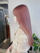  fit stand 千葉/ショートボブ/カット/パーマ/ダブルカラー/トリートメント/縮毛矯正&nbsp;イメチェン/ピンクベージュ/アンブレラカラー[千葉]